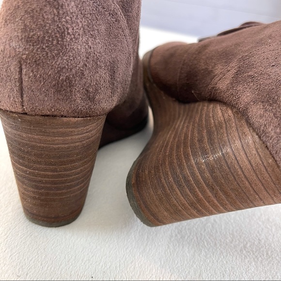 Lucky Brand Sway Suede Wedge Booties - Picture 14 of 14